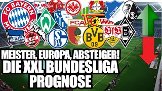 1. Bundesliga Prognose 2022/23 ⤵️ | XXL - Komplette Tabelle ⤵️  Bundesliga Tabelle für`s Jahr 22/23