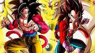 EZA SSJ4 LR Goku & SSJ4 Vegeta zeigen ihr Können vs Omega Shenron im Red Zone Event! Dokkan Battle