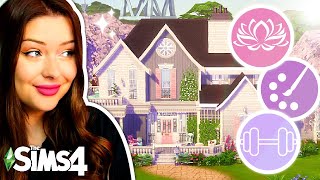 Building a BIG Family Home But Each Room is a Different Skill in The Sims 4 / Sims 4 Build Challenge