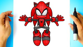 How To DRAW SONIC SPIDER-MAN No Way Home