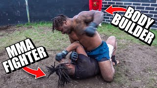 MMA Fighter Accepts Challenge from Body Builder | LAZARUS vs ZAY