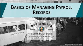 Basics of Managing Payroll Records