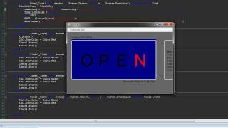 Visual Basic 2008 - Open Sign with voice