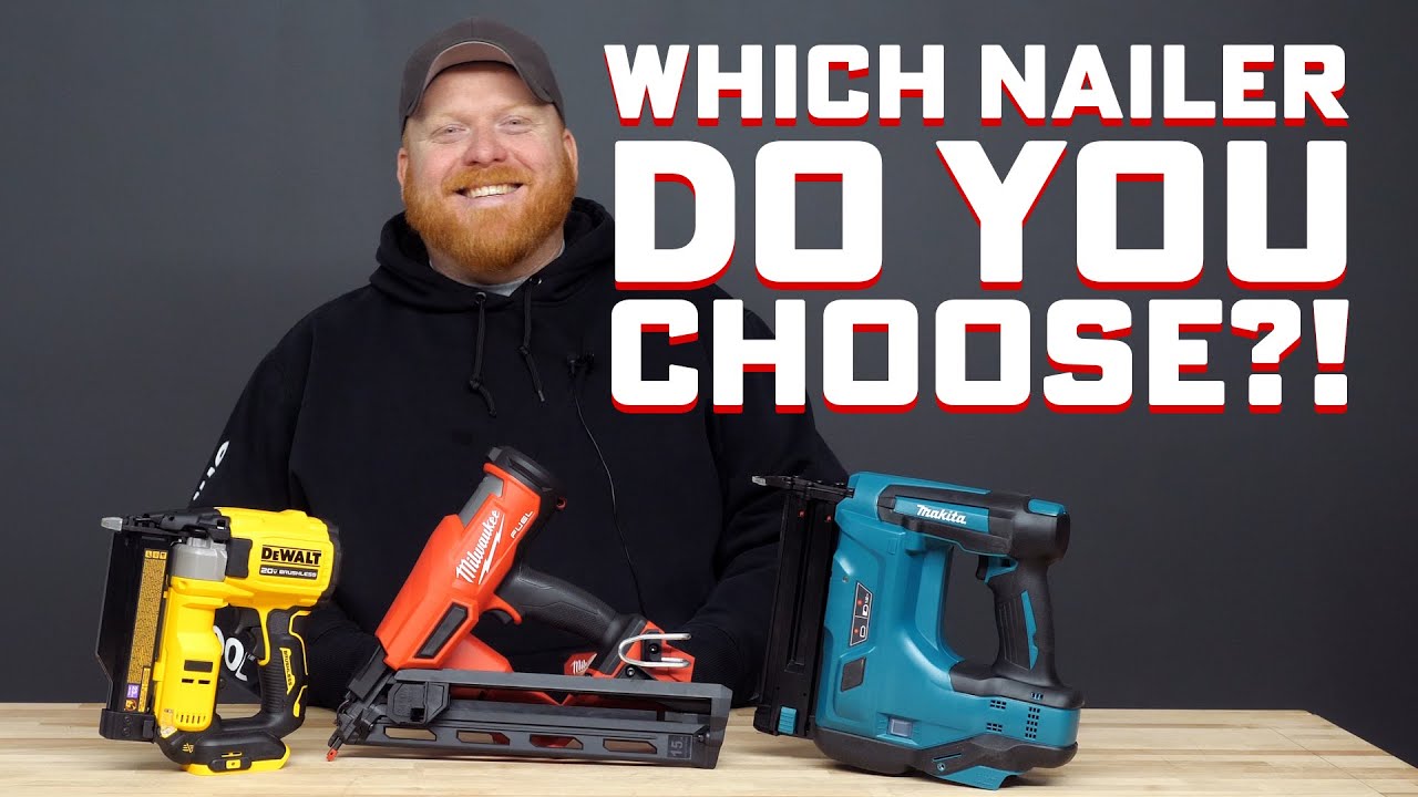 Brad Vs Pin Vs Finish Nailer - Which Do You Choose? - YouTube