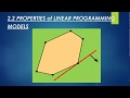 LINEAR PROGRAMMING