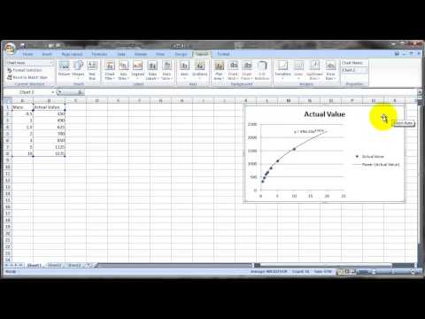 Curve Fitting with Microsoft Excel Curve Fitting with Microsoft Excel