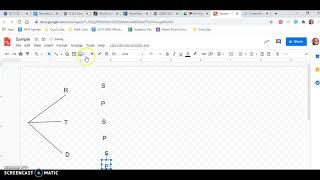 Using Google Drawings to Create a Tree Diagram