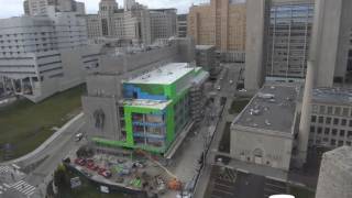 Pitt Public Health Lab Pavilion Construction