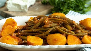 Fasolakia: Greek Green Bean Casserole for Thanksgiving!