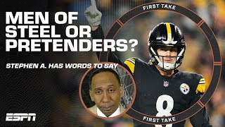 STOP THE PRESSES 🤯📸 THIS IS WHAT WE'VE COME TO?! Stephen A. on Steelers' win | First Take