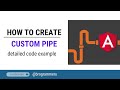 Create Custom Pipe in Angular with Example