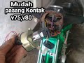 pemasangan kunci kontak v75,v80