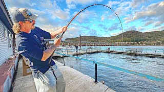 It Took Him 43 YEARS To Catch This DAM DINOSAUR! - Mississippi River Houseboat Camping