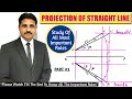 PROJECTION OF STRAIGHT LINE IN ENGINEERING DRAWING IN HINDI (PART-2) @TIKLESACADEMYOFMATHS