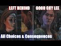 Lee Left Lilly Behind vs Stayed with Group S1 Outcomes - The Walking Dead Final Season