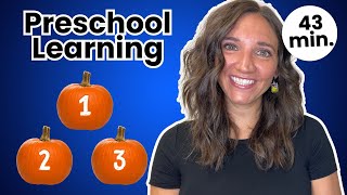 Preschool Learning Adventure at the Pumpkin Patch | Opposites, Sight Words, Animals