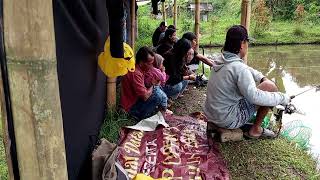 kolam pemancingan viral