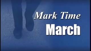 commands mark time march