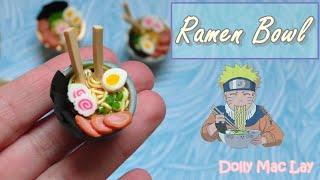 Tutoriel Fimo bol de Ramen / Polymer clay tutorial Ramen bowl