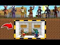 Minecraft BUILD SECRET UNDERGROUND HOUSE TO PROTECT FROM FIVE NIGHTS AT FREDDYS MOBS! Minecraft Mods