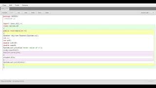 Blue Java : Series program part 22