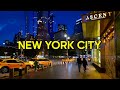 NEW YORK Relaxing Night Walk - 8th Avenue, MANHATTAN Tour NYC
