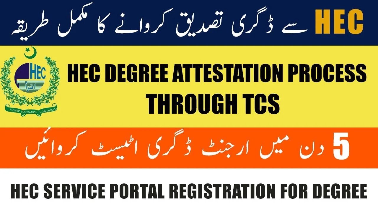 Hec Degree Attestation Process Through TCS | Hec Degree Attestation ...