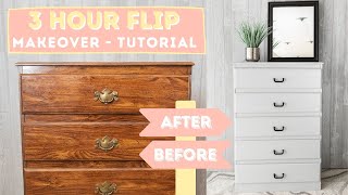 | DIY Furniture Makeover | Dresser Transformation | Facebook Flip | FURNITURE FLIPPING TEACHER |