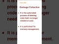 Garbage Collection (41) #corejava