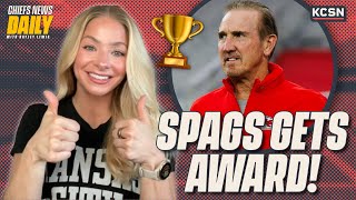 Chiefs Steve Spagnuolo HONORED by PFWA 🏆 Mahomes CONNECTS with Hollywood at OTAs 👀 | CND 6/5