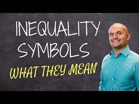 How do you use inequity?