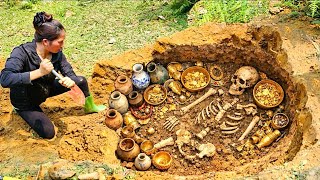 FULL VIDEO treasure hunting :Shocking discovery inside a 1,000-year-old ancient tomb.