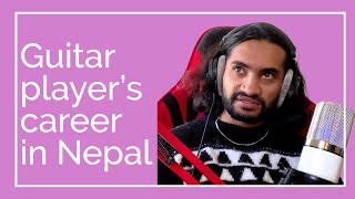 Guitar player's career in Nepal