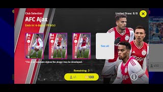 AFC AJAX PACK REVIEWING AND 2ND ACC DIV 1 RANK PUSH | EFOOTBALL 2023 LIVE #PES #EFOOTBALL