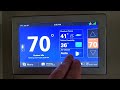 Walk Through of the Trane ComfortLink II XL1050 Thermostat