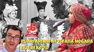 Putri Ariani - 78th Republic of Indonesia Independence Celebrations - Musician reacts 🇮🇩