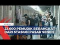 Sepekan Jelang Lebaran, Stasiun Pasar Senen Dipadati Pemudik: Tingkat Okupansi Hampir 100 Persen