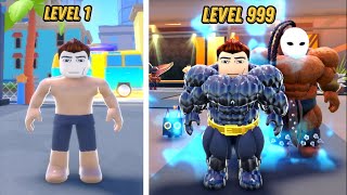 No Robux Noob To Pro Gym Star Simulator Roblox