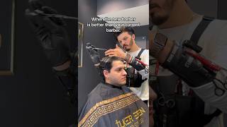 Bro is about to lose a few clients… #barber  #barbershop
