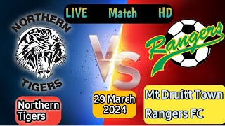 Northern Tigers Vs Mt Druitt Town Rangers FC  Live Football Match HD 2024 Australian Welsh League
