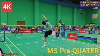 MS Pre QUATER | KOTAK International Badminton Series 2024 | (IND) Ansh NEGI v/s (TPI) CHIANG Tzu C.