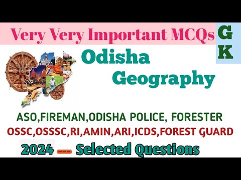 Odisha Geography||Best Analysis||All ଓଡିଶା Govt.exam 2024#geography #gk ...