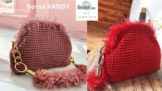 Borsa uncinetto KANDY TUTORIAL #rosaparlato