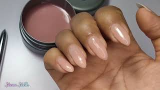 هارد جل كامل للمبتدئين وأسباب نجاحه 💅🏻Hard gel nails for beginners