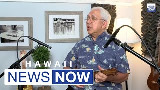 Uncle Kimo Hussey plays 'Aloha Oe,' explains the cultural significance of the ukulele