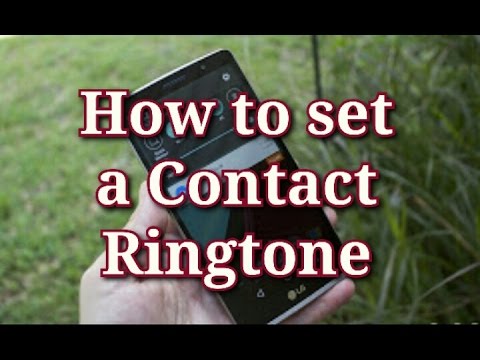 How to Set a Contact Ringtone for Android phones How to Set a Contact Ringtone for Android phones