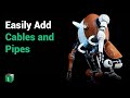 Blender Secrets - Easily add Cables and Pipes