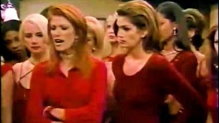 Cindy Crawford & Angie Everhart on 3rd Rock From the Sun 1998