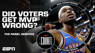 We debated if SGA should have won MVP over Nikola Jokic | NBA Countdown