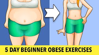 5-Day Beginner Obese Exercises For Weight Loss